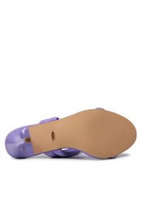 DeeZee Klapki LS5773-01 Fioletowy. Kolor: fioletowy. Materiał: skóra #5