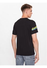 Guess T-Shirt M3YI72 K9RM1 Czarny Slim Fit. Kolor: czarny. Materiał: bawełna #3