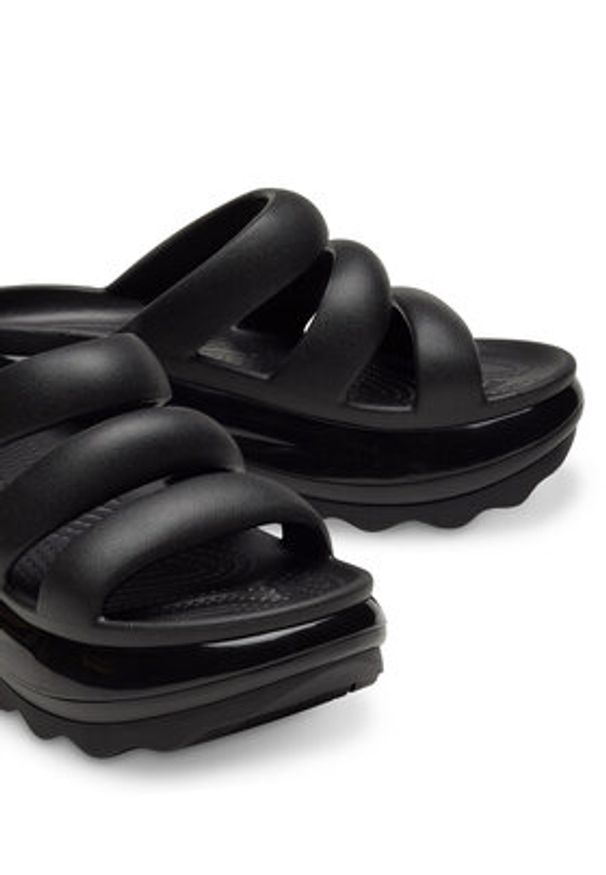 Crocs Klapki Mega Crush Triple Strap 209842 Czarny. Kolor: czarny