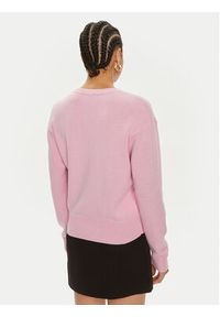 Pinko Sweter Calancola 102875 A1LM Różowy Regular Fit. Kolor: różowy. Materiał: wełna