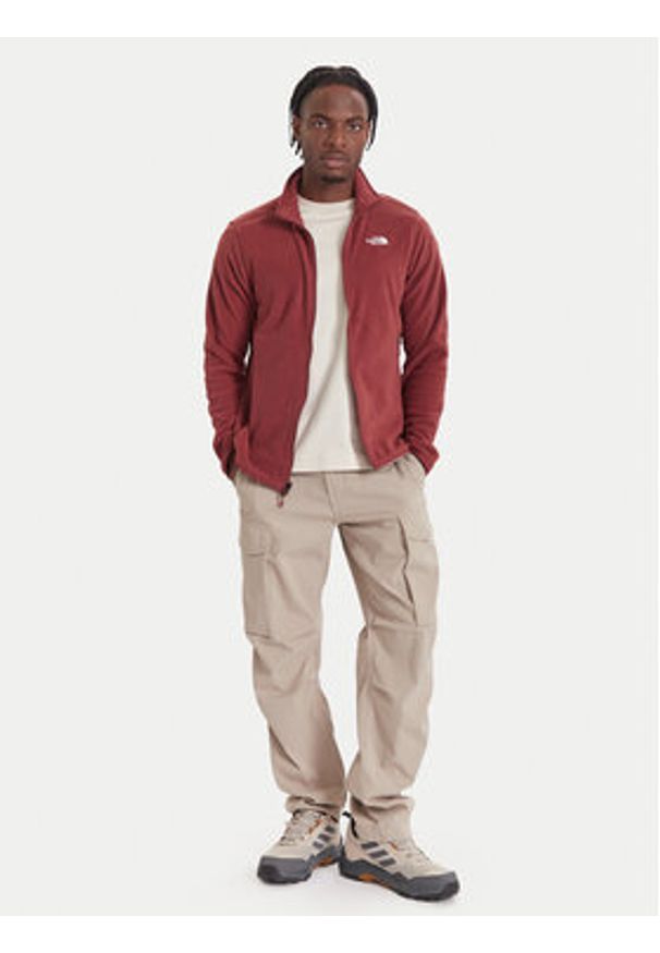 The North Face Polar Glacier NF0A8D0R Czerwony Regular Fit. Kolor: czerwony. Materiał: syntetyk