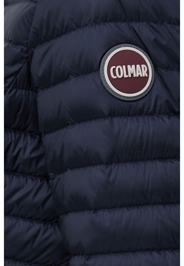 Colmar kurtka puchowa damska kolor granatowy przejściowa. Okazja: na co dzień. Kolor: niebieski. Materiał: puch. Wzór: gładki. Styl: casual