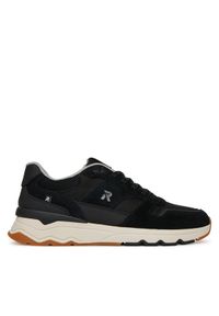 Rieker Revolution Lifestyle Sneakersy U0905-00 Czarny. Kolor: czarny. Materiał: zamsz, skóra