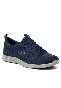 skechers - Skechers Sneakersy Lavish Wish 104272/NVY Granatowy. Kolor: niebieski. Materiał: materiał