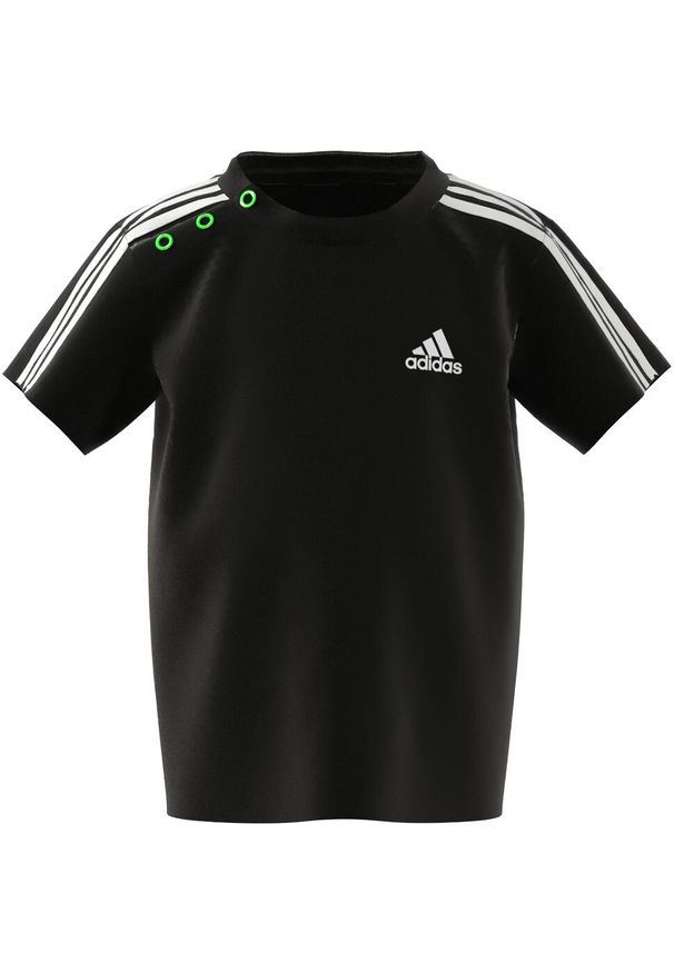 Adidas - Koszulka dla dzieci adidas IB 3S. Kolor: czarny