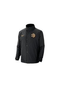 Nike - Kurtka męska nike nba toronto raptors city edition lightweight jacket black. Kolor: czarny. Materiał: poliamid. Sport: bieganie