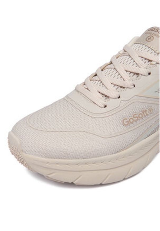 Go Soft Sneakersy CEO-V11-148 Beżowy. Kolor: beżowy. Materiał: materiał
