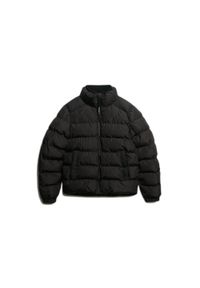 Kurtka puchowa Superdry. Kolor: czarny. Materiał: puch. Sezon: zima #1