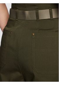 Pinko Spodnie materiałowe Penni 1G189X A054 Zielony Relaxed Fit. Kolor: zielony. Materiał: materiał, bawełna