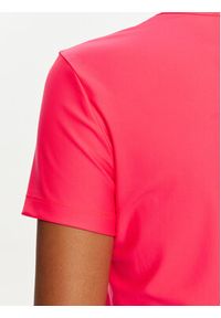 Versace Jeans Couture T-Shirt 76HAH602 Różowy Slim Fit. Kolor: różowy. Materiał: syntetyk #5