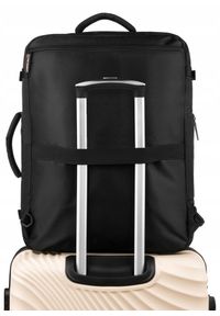 Podróżny wodoodporny plecak Peterson 2w1 czarny PTN PLG-05-T. Kolor: czarny. Styl: sportowy, casual