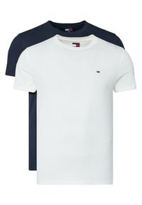 Tommy Jeans Komplet 2 t-shirtów DM0DM20687 Kolorowy Slim Fit. Materiał: bawełna. Wzór: kolorowy