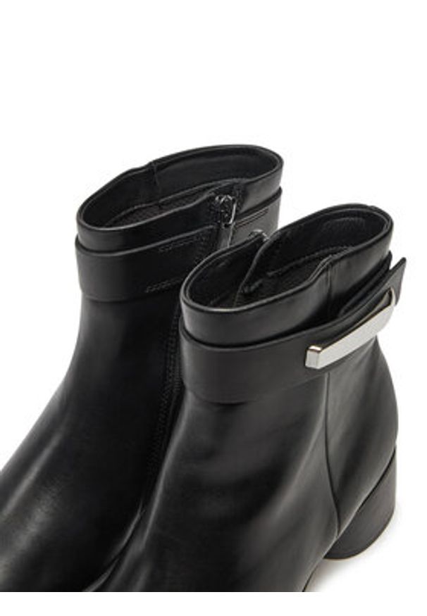 ecco - ECCO Botki Sculpted Lx 35 22248301001 Czarny. Kolor: czarny. Materiał: skóra