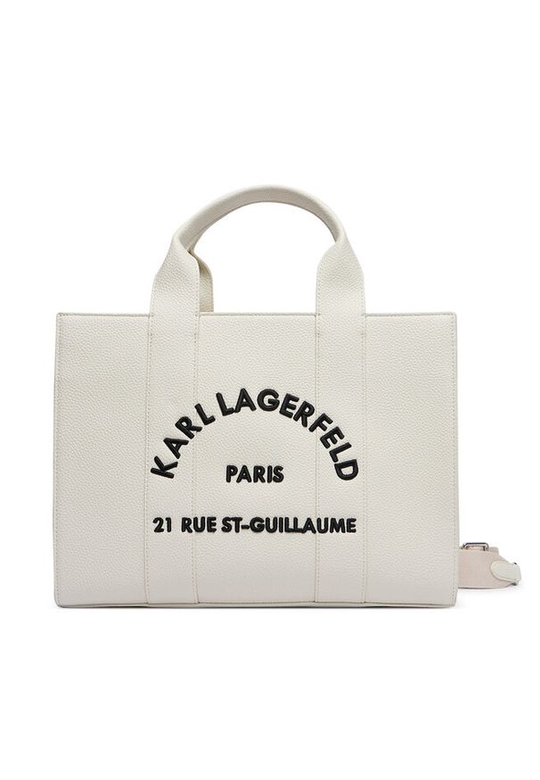 Karl Lagerfeld - Torebka KARL LAGERFELD. Kolor: biały