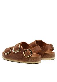 Birkenstock Sandały Milano 1024067 Brązowy. Kolor: brązowy. Materiał: skóra #5