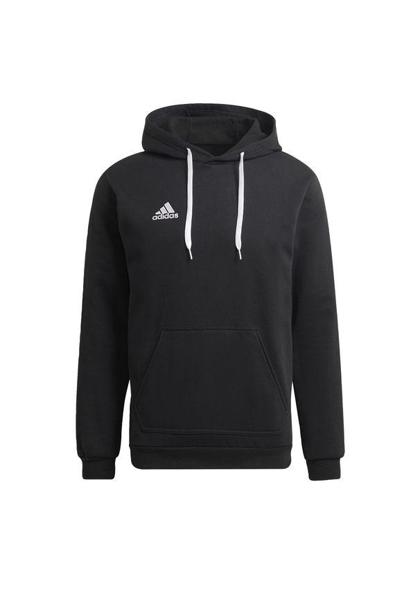 Bluza do piłki nożnej męska Adidas Entrada 22. Kolor: czarny, biały, wielokolorowy. Materiał: bawełna, poliester. Sport: piłka nożna
