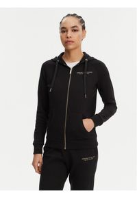 Armani Exchange Bluza 8NYM28 YJE5Z 52AK Czarny Regular Fit. Kolor: czarny. Materiał: syntetyk, bawełna