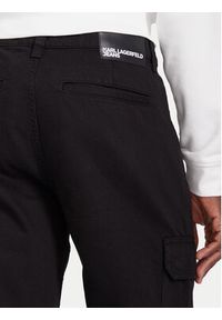 Karl Lagerfeld Jeans Spodnie materiałowe A4M10100 Czarny Regular Fit. Kolor: czarny. Materiał: bawełna #5