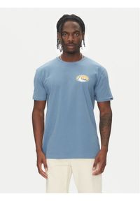 Quiksilver T-Shirt Ev Flower Chaos Ss EQYZT08050 Niebieski Regular Fit. Kolor: niebieski. Materiał: bawełna