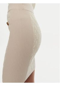 Marciano Guess Spódnica ołówkowa Hermione 4BGD01 5661Z Beżowy Slim Fit. Kolor: beżowy. Materiał: syntetyk #4