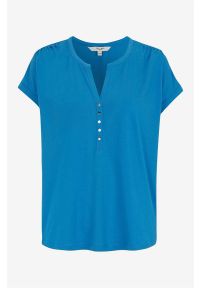 Cellbes - Gładka bluzka dżersejowa. Okazja: na co dzień. Kolor: niebieski. Materiał: jersey. Wzór: gładki. Styl: casual #3
