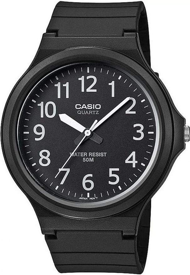 Zegarek Casio ZEGAREK MĘSKI CASIO MW-240-1B (zd166a) - KLASYKA