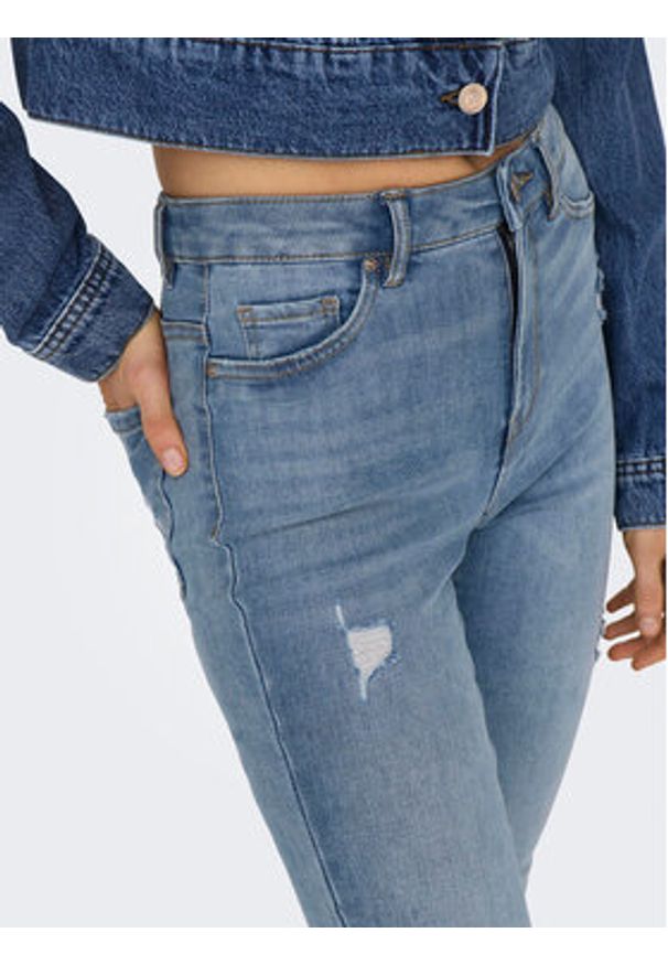 only - ONLY Jeansy Rose 15317250 Niebieski Skinny Fit. Kolor: niebieski