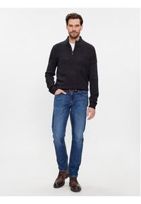 Brave Soul Sweter MK-230DITTON Czarny Regular Fit. Kolor: czarny. Materiał: wiskoza #4
