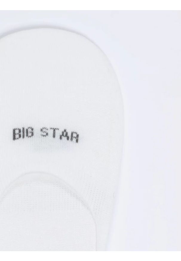 Big-Star - Stopki damskie bawełniane białe Abierta 101. Kolor: biały. Materiał: bawełna