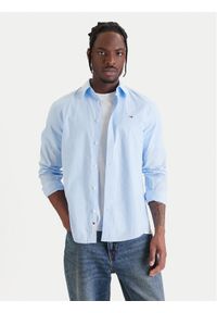 Tommy Jeans Koszula DM0DM22026 Błękitny Regular Fit. Kolor: niebieski. Materiał: bawełna #1