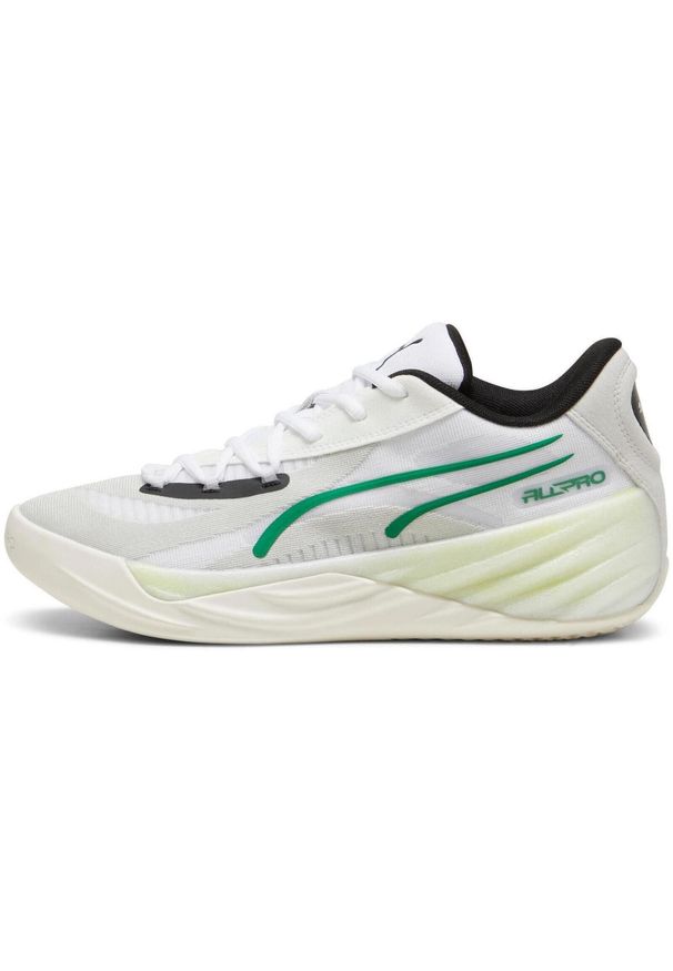 Buty sportowe Puma All Pro NITRO. Kolor: biały. Materiał: tkanina, materiał, syntetyk. Szerokość cholewki: normalna. Sport: turystyka piesza