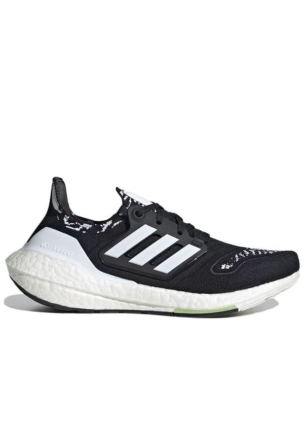 Adidas - Buty adidas Ultraboost 22 GX8019 - biało-czarne. Kolor: biały, wielokolorowy, czarny. Materiał: guma, materiał, poliester. Szerokość cholewki: normalna. Sport: fitness