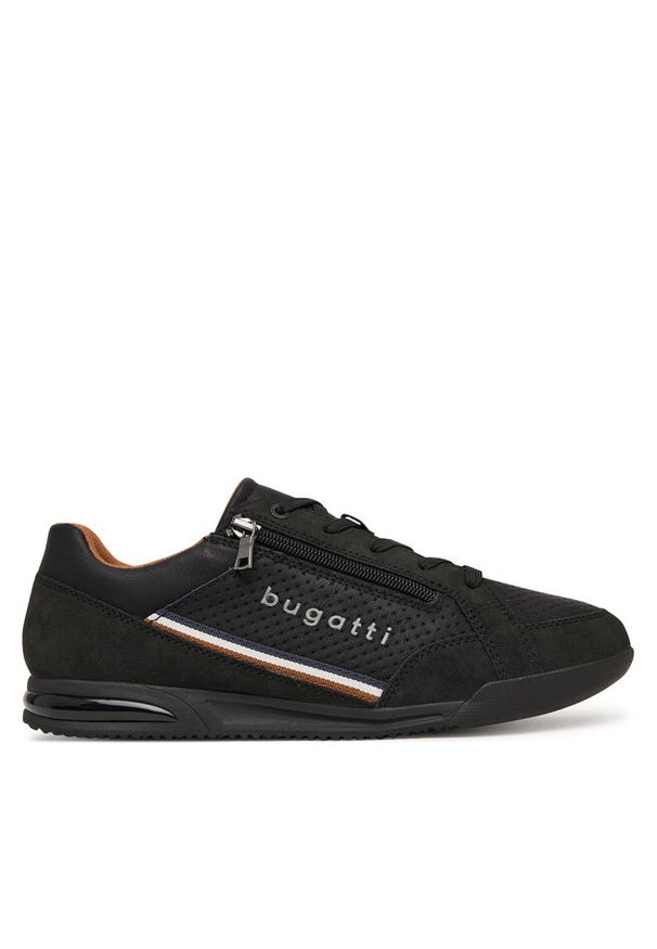 Sneakersy Bugatti. Kolor: czarny
