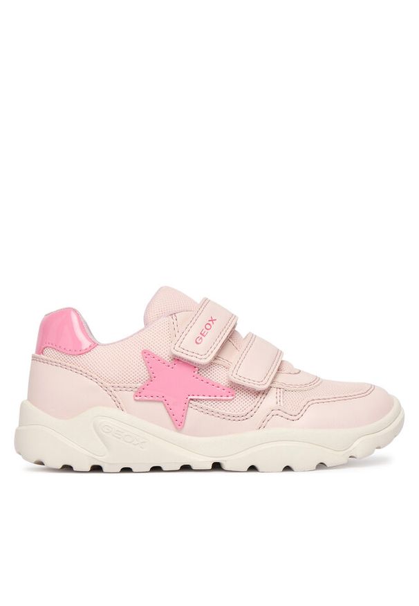 Sneakersy Geox. Kolor: różowy