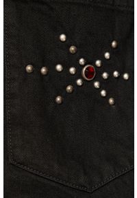 Polo Ralph Lauren - Kurtka jeansowa. Typ kołnierza: polo. Kolor: czarny. Materiał: jeans #5