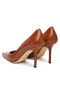 BOSS Szpilki Charlize 50548509 Brązowy. Kolor: brązowy. Materiał: skóra. Obcas: na szpilce