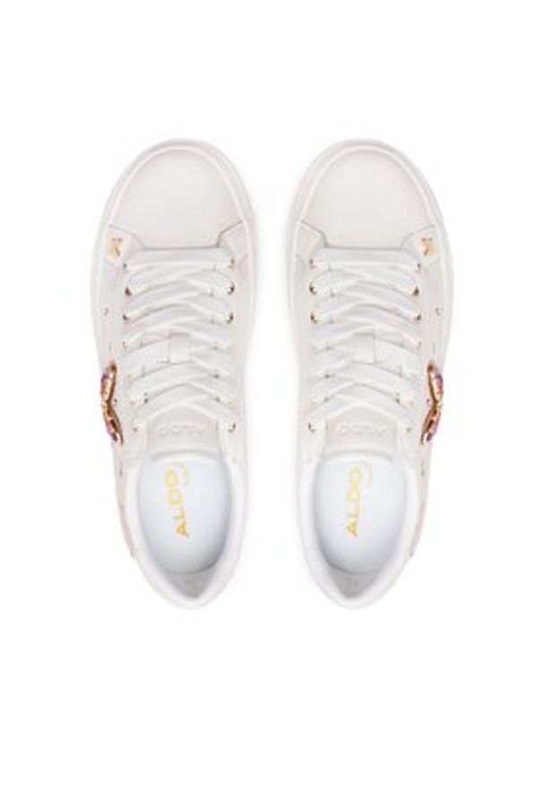Aldo Sneakersy Gwiri 2.0 13721271 Biały. Kolor: biały. Materiał: skóra