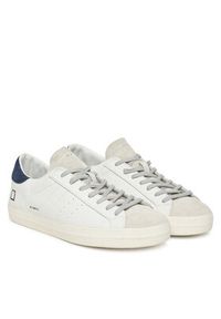 D.A.T.E. Sneakersy Hill Low Vintage Calf M431-HL-VC Biały. Kolor: biały. Materiał: skóra