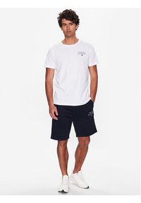 TOMMY HILFIGER - Tommy Hilfiger T-Shirt UM0UM02916 Biały Regular Fit. Kolor: biały. Materiał: bawełna