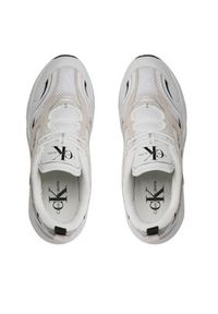 Calvin Klein Jeans Sneakersy Retro Tennis Su-Mesh YM0YM00589 Biały. Kolor: biały. Materiał: materiał #4