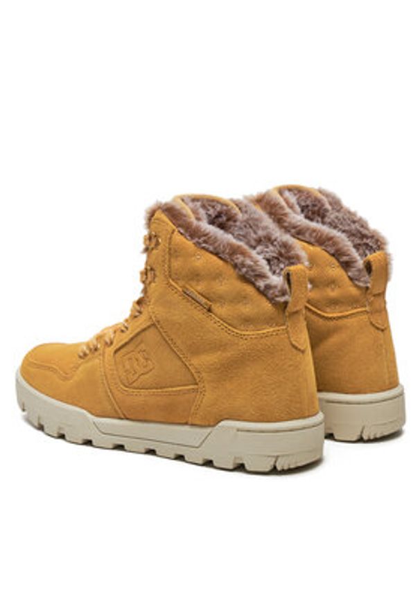 DC Botki Manteca 4 Boot ADJB100012-WE9 Brązowy. Kolor: brązowy. Materiał: zamsz, skóra