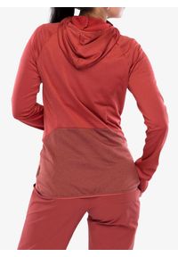 Bluza polarowa damska Vaude Tekoa Fleece Jacket II. Typ kołnierza: kaptur. Kolor: czerwony, różowy, wielokolorowy. Materiał: polar