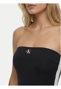 Calvin Klein Swimwear Strój kąpielowy LV00Q61108 Czarny. Kolor: czarny. Materiał: syntetyk #4