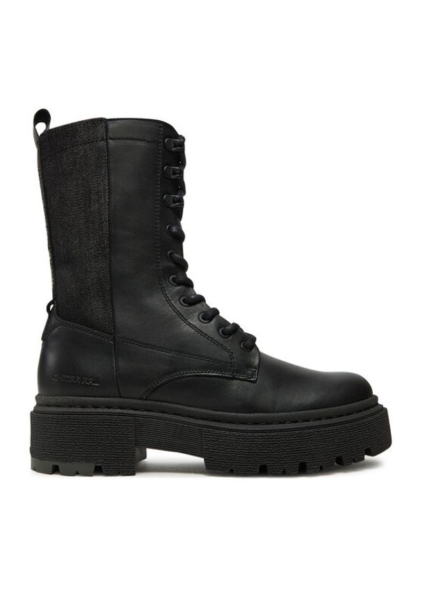 G-Star RAW - G-Star Raw Trzewiki Kafey Pfm Boot High W D26647 Czarny. Kolor: czarny. Materiał: skóra