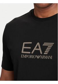 EA7 Emporio Armani T-Shirt 7M002095 AF27714 UC001 Czarny Regular Fit. Kolor: czarny. Materiał: bawełna #2
