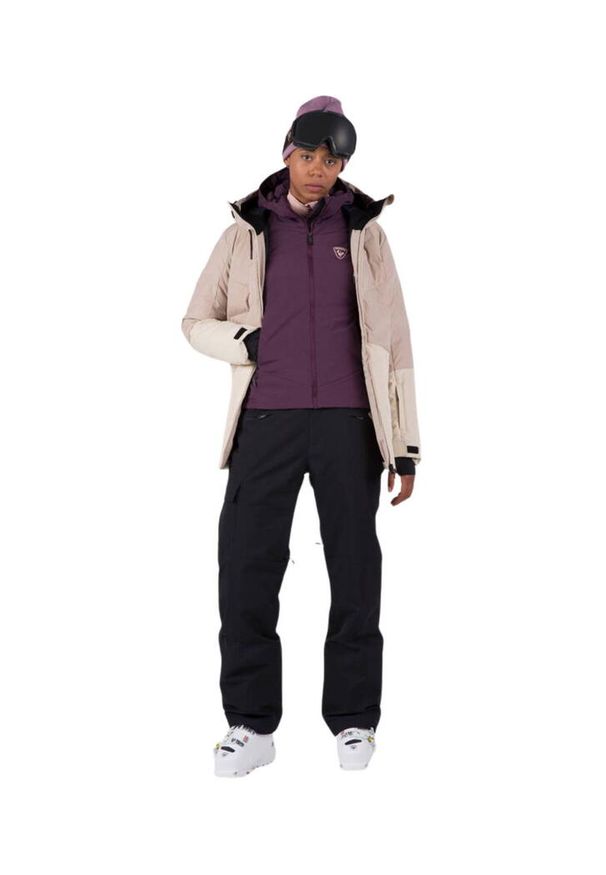 Kurtka ocieplana damska Rossignol Opside Hoodie. Kolor: fioletowy. Sezon: zima. Sport: narciarstwo