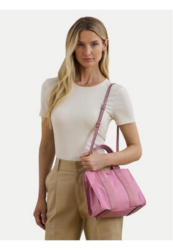 Lauren Ralph Lauren - LAUREN RALPH LAUREN Torebka Stevie 431962612004 Różowy. Kolor: różowy
