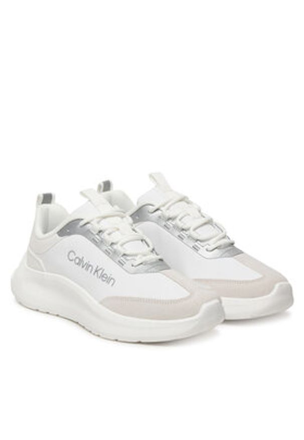 Calvin Klein Sneakersy Light Eva Runner Nyl-Sue HW0HW03149 Biały. Kolor: biały. Materiał: materiał