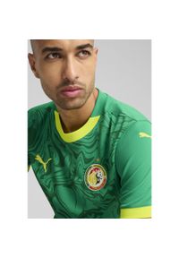 Puma - Męska koszulka wyjazdowa Senegal 2025 PUMA Sport Green Electric Lime. Kolor: zielony. Wzór: aplikacja