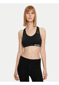 DKNY Sport Biustonosz top DP8T5945 Czarny. Kolor: czarny. Materiał: syntetyk